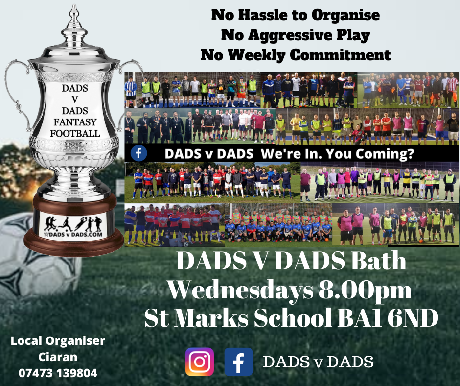 Play Football Bath DADS v DADS St Marks School BA1 6ND